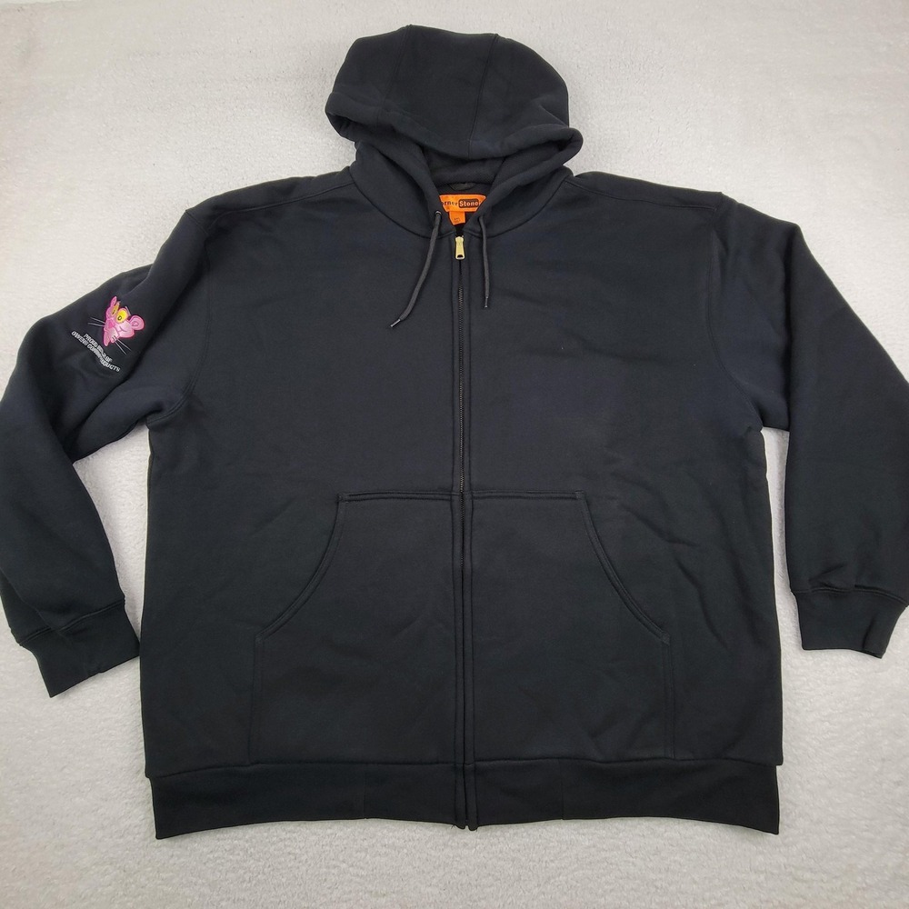 CornerStone Hoodie Mens 2XL Zip Up Pink Panther Owens Corning‎ Installer Jacket